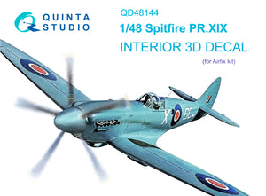 1/48 Quinta Studio Spitfire PR.XIX 3D-Printed Interior (for Airfix kit) 48144