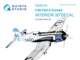 1/48 Quinta Studio F4U-5 Corsair 3D-Printed Interior (for Hobby Boss) 48153