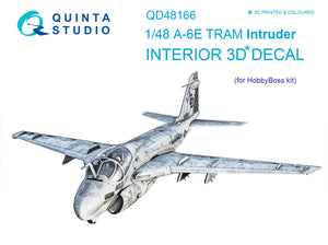 1/48 Quinta Studio A-6E TRAM 3D-Printed Interior (for Hobby Boss kit) 48166