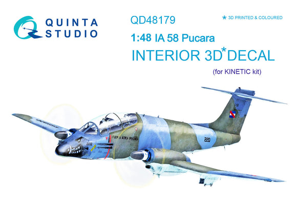 1/48 Quinta Studio IA-58 Pucara (Kinetic) 48179
