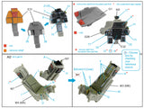 1/48 Quinta Studio F-14D 3D-Printed Interior (for Hasegawa kit) 48180