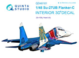1/48 Su-27UB 3D-Printed Interior (for Kitty Hawk kit) 48181