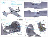 1/48 Quinta Studio La-11 3D-Printed Interior (for HobbyBoss kit) 48184