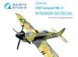 1/48 Quinta Studio Tempest Mk.II 3D-Printed Interior (for Eduard kit) 48190