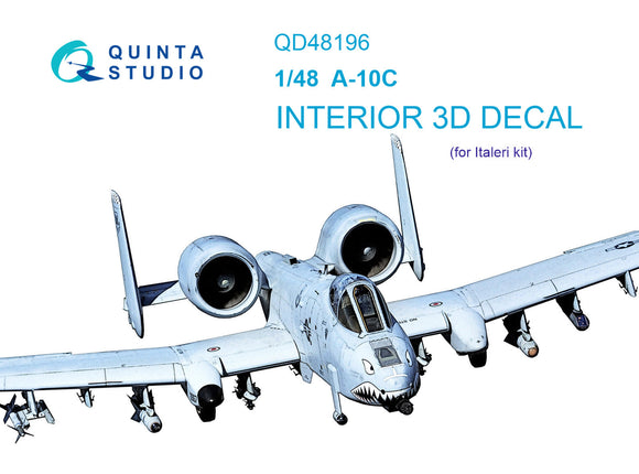 1/48 Quinta Studio A-10C 3D-Printed Interior (for Italeri kit) 48196