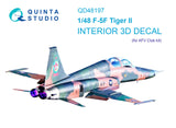 1/48 F-5F Tiger II 3D-Printed Interior (AFV club) 48197