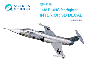 1/48 Quinta F-104G 3D-Printed Interior (for Kinetic kit) 48199
