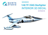 1/48 Quinta TF-104G 3D-Printed Interior (for Kinetic kit) 48202