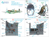 1/48 Quinta Studio Spitfire Mk.II 3D-Printed Interior (for Eduard kit) 48205