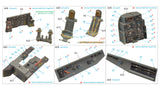 1/48 Quinta Studio He 219 3D-Printed Interior (for Tamiya kit) 48229