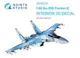 1/48 Su-35S 3D-Printed  Interior (for Kitty Hawk kit) 48234