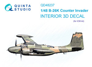 1/48 B-26K 3D-Printed Interior (for ICM kit) 48237