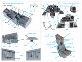 1/48 F-4EJ Kai 3D-Printed Interior (for ZM SWS kits) 48245