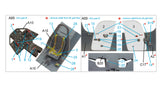 1/48 Quinta Studio P-39  3D-Printed Interior (for Eduard kit) 48247
