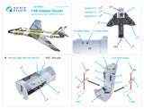 1/48 Quinta Hawker Hunter 3D-Printed Interior (for Airfix kit) 48251