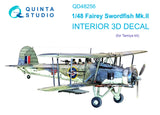 1/48 Quinta Studio Swordfish Mk.II 3D-Printed Interior (for Tamiya kit) 48256