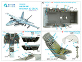 1/48 F/A-18E Super Hornet 3D-Printed Full Interior (for HobbyBoss) 48259