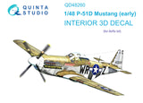 1/48 P-51D Early 3D-Printed Interior (for Tamiya kit) 48260