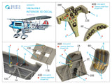 1/48 Quinta Studio He 51B 3D-Printed Interior (for Roden kit) 48274