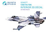 1/48 F/A-18A Hornet 3D-Printed Full Interior (for HobbyBoss) 48277