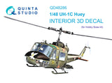 1/48 Quinta Studio UH-1C 3D-Printed Interior (for Hobby Boss kit) 48286