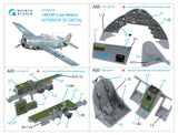 1/48 Quinta Studio F4F-3 late Wildcat 3D-Printed Interior (for Eduard) 48319