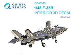 1/48 Quinta Studio F-35B 3D-Printed Interior (for Italeri kit) 48326
