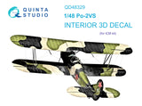 1/48 Quinta Studio Po-2VS 3D-Printed Interior (for ICM kit) 48329