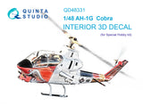 1/48 Quinta Studio Ah-1G 3D-Printed Interior (Special Hobby) 48331