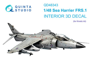 1/48 Quinta Studio Sea Harrier FRS.1 3D-Printed Interior (for Kinetic kit) 48343