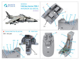 1/48 Quinta Studio Sea Harrier FRS.1 3D-Printed Interior (for Kinetic kit) 48343