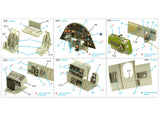 1/48 Quinta Studio TBF-1C Avenger 3D-Printed Interior (for Hobby Boss) 48351