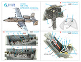 1/48 Quinta Studio A-10C 3D-Printed Full Interior Kit (for Hobby Boss kit) 48361