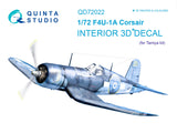 1/72 F4U-1A Corsair 3D-Printed Interior (for Tamiya) 72022