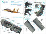 1/72 Quinta Studio F-14A 3D-Printed Interior (for Academy kit) 72024