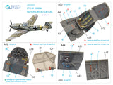 1/72 Quinta Studio Bf 109 G-6 3D-Printed Interior (for Tamiya kit) 72037