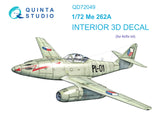 1/72 Quinta Studio Me-262A 3D-Printed Interior (for Airfix kit) 72049