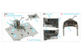 1/72 Quinta Studio Yak-9D 3D-Printed Interior (for Zvezda kit) 72056