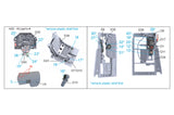 1/32 P-51D (Early) 3D-Printed Panel Only Kit (for Tamiya kit) QDS 32005