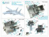 1/32 Quinta Studio F-14D 3D-Printed Interior Panel Only Set (for Trumpeter kit) QDS-32033