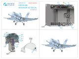 1/32 Quinta Studio F/A-18A 3D-Printed Panels Only (for Academy kit) QDS 32110