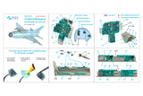 1/32 MiG-21UM 3D-Printed Panels Only (for Trumpeter kit) QDS 32121