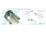 1/32 Quinta F-104G 3D-Printed Interior PARTIAL SET (for Italeri kit) QDS-32141