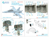 1/32 Quinta Studio F/A-18D Late 3D-Printed Panels Only (for Academy kit) QDS 32156