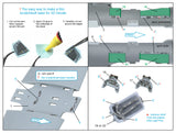 1/48 Quinta Studio Yak-52 3D-Printed Interior, Mini Set, Panels Only (for ARK kit) QDS48019