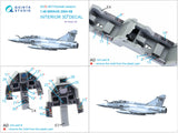 1/48 Quinta Mirage 2000-5B mini set 3D-Printed Interior (for Kinetic kit) QDS-48118