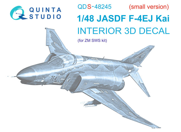 1/48 F-4EJ Kai 3D-Printed Panels Only Kit (for ZM SWS kits) QDS 48245