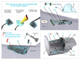 1/48 Su-25 mini set 3D-Printed Interior (for Zvezda kit) QDS-48249