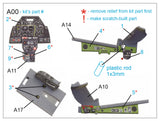 1/48 Quinta Studio P-51D 3D-Printed Interior Panel Only Set (for Tamiya kit) QDS-48253