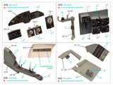 1/48 Quinta Studio He 111H-3/H-6 3D-Printed Panels only kit (for ICM kit) QDS-48266